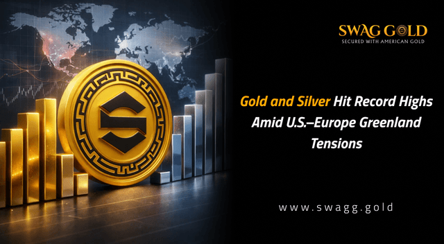 Gold and Silver Surge to Record Levels as U.S.–Europe Tensions Over Greenland Escalate
